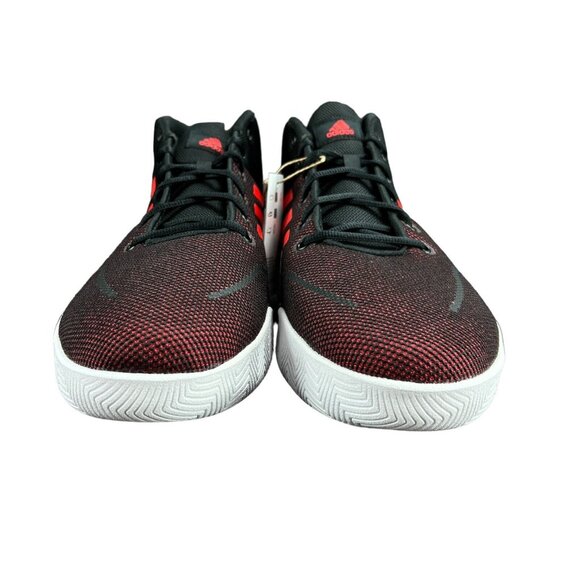 Adidas Own the Game Black Red White Shoes FY6008 Men's Size 13 - Picture 2 of 9